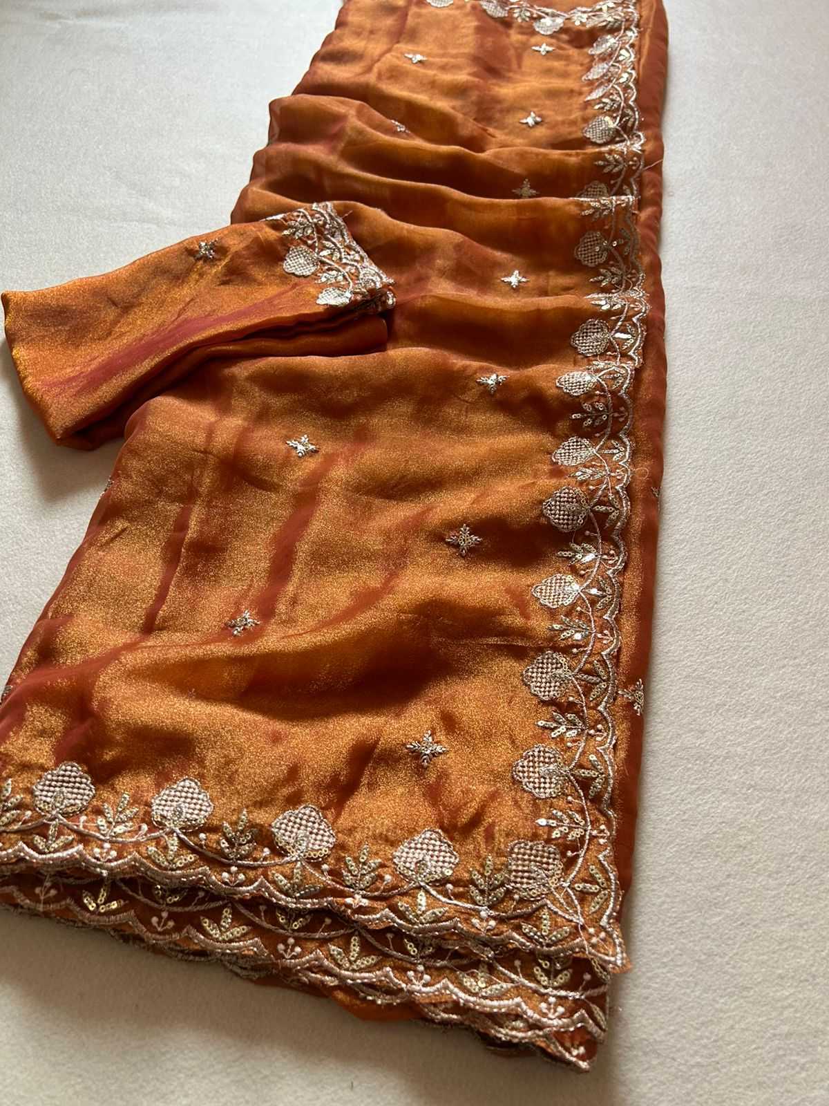 YNF Wholesale Tissue Silk Party Wear Silk Sarees  | Surat Manufacturer