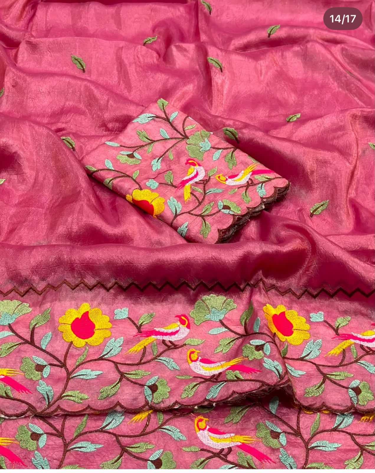 YNF Wholesale Soft Gold Crush Designer Sarees  | Surat Manufacturer