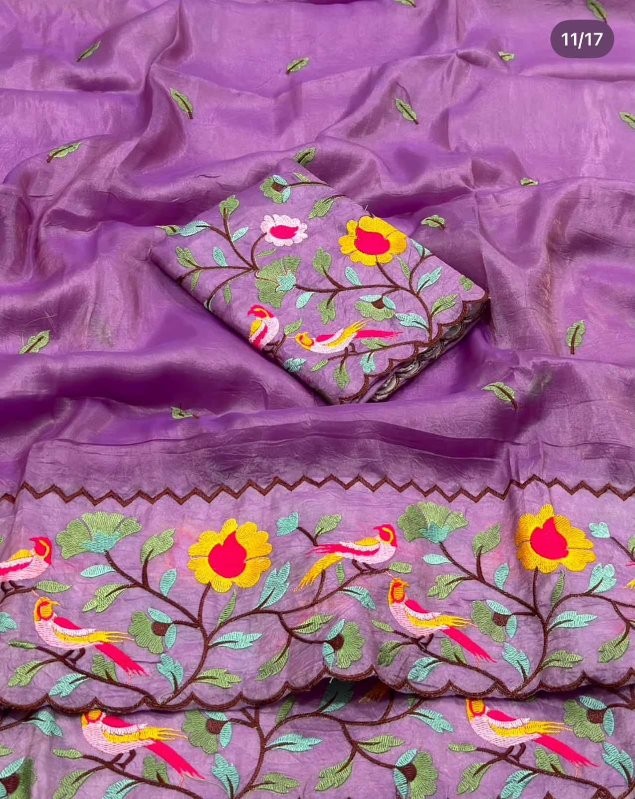 YNF Wholesale Soft Gold Crush Designer Sarees  | Surat Manufacturer