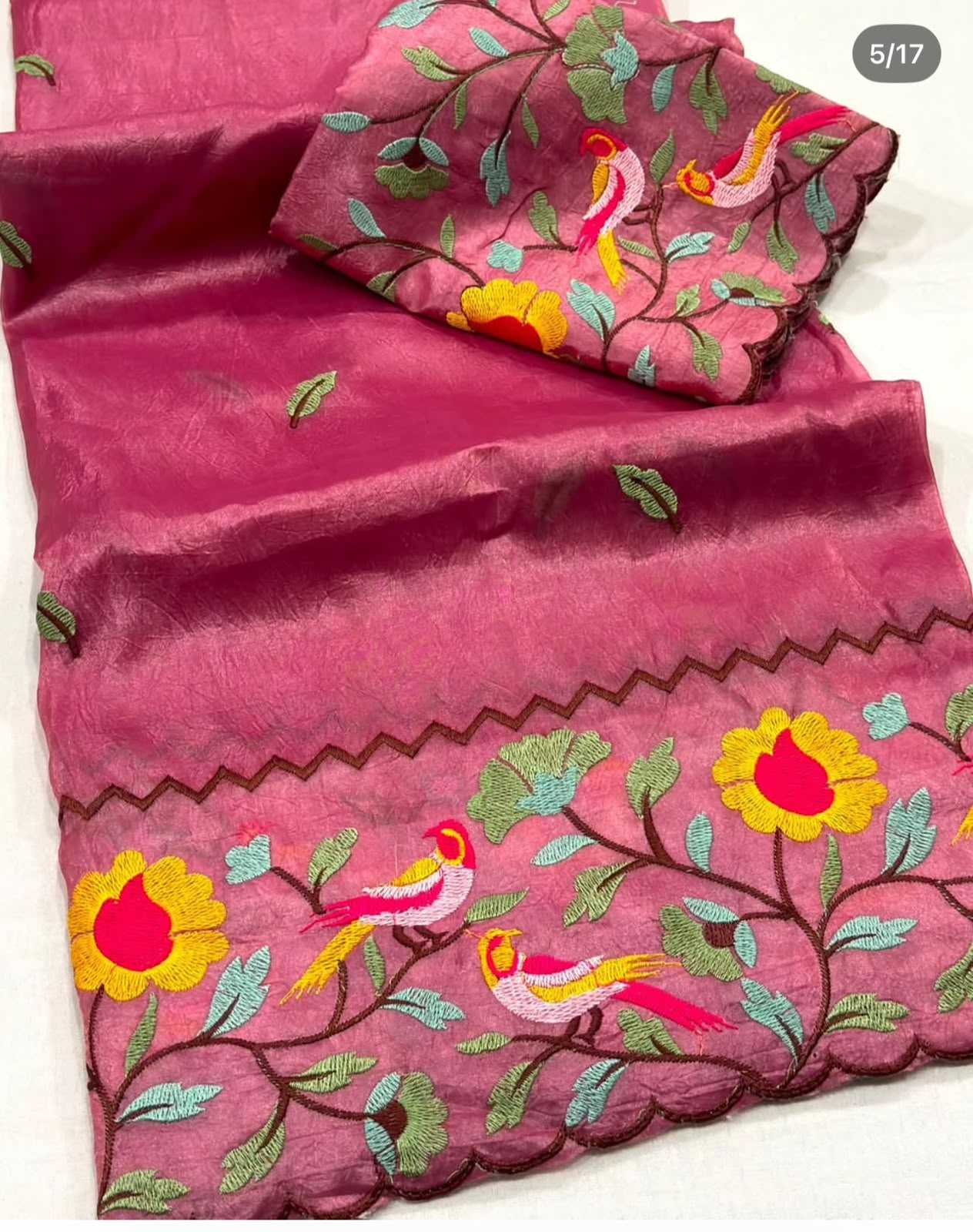 YNF Wholesale Soft Gold Crush Designer Sarees  | Surat Manufacturer