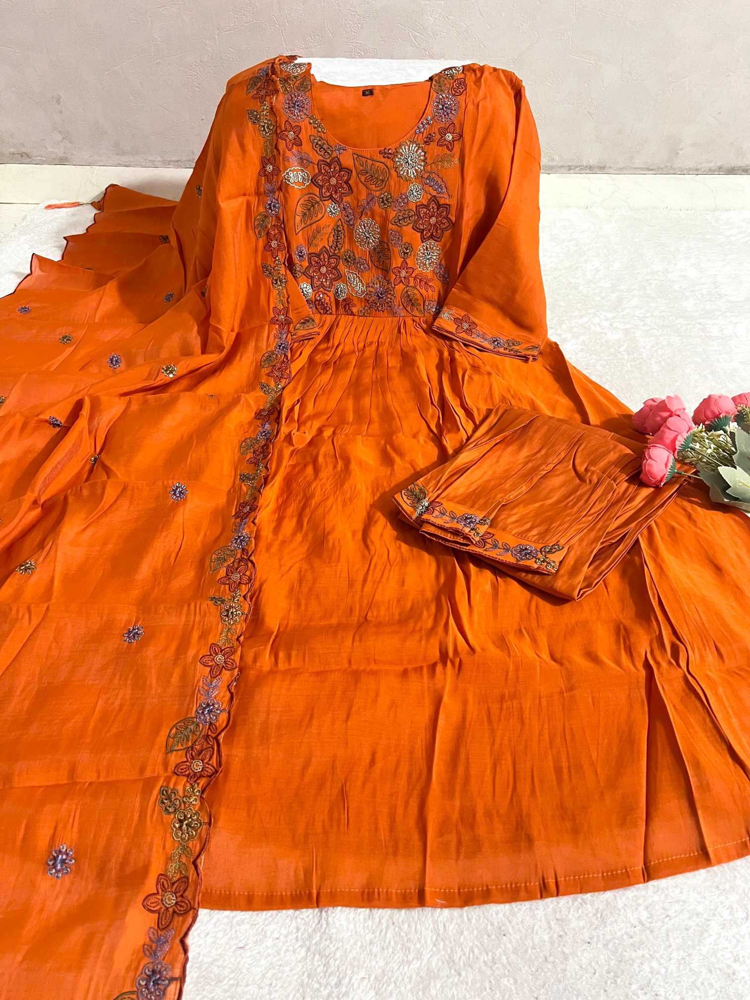 YNF Wholesale Chanderi Soft Designer Kurtis  | Surat Manufacturer