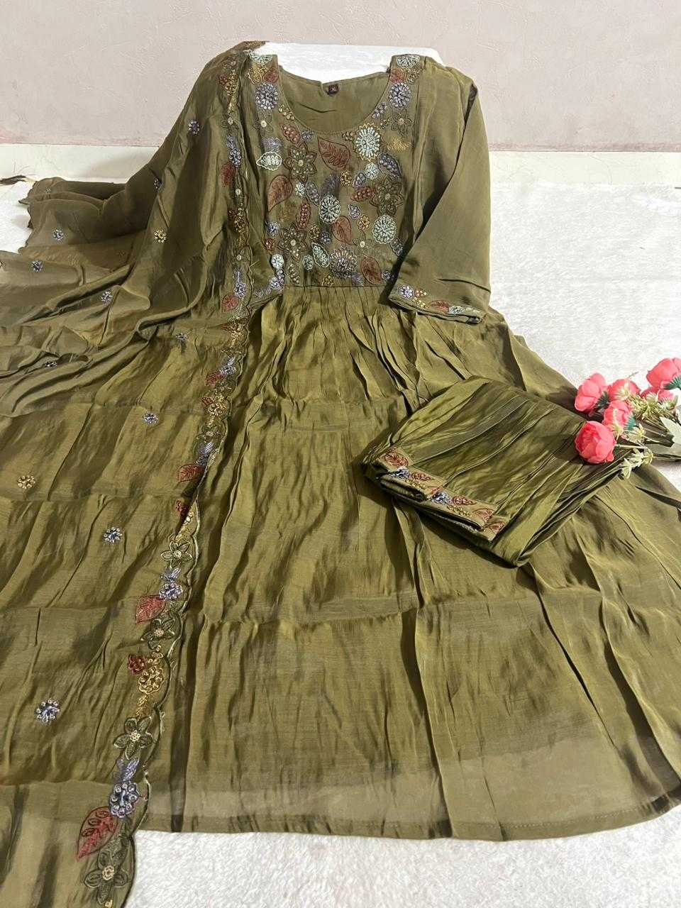 YNF Wholesale Chanderi Soft Designer Kurtis  | Surat Manufacturer
