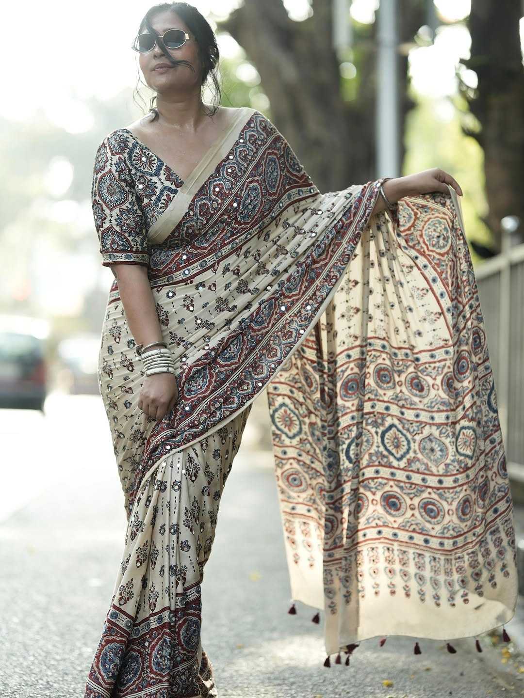 YNF Wholesale Heavy Silk Printed Silk Saree  | Surat Manufacturer
