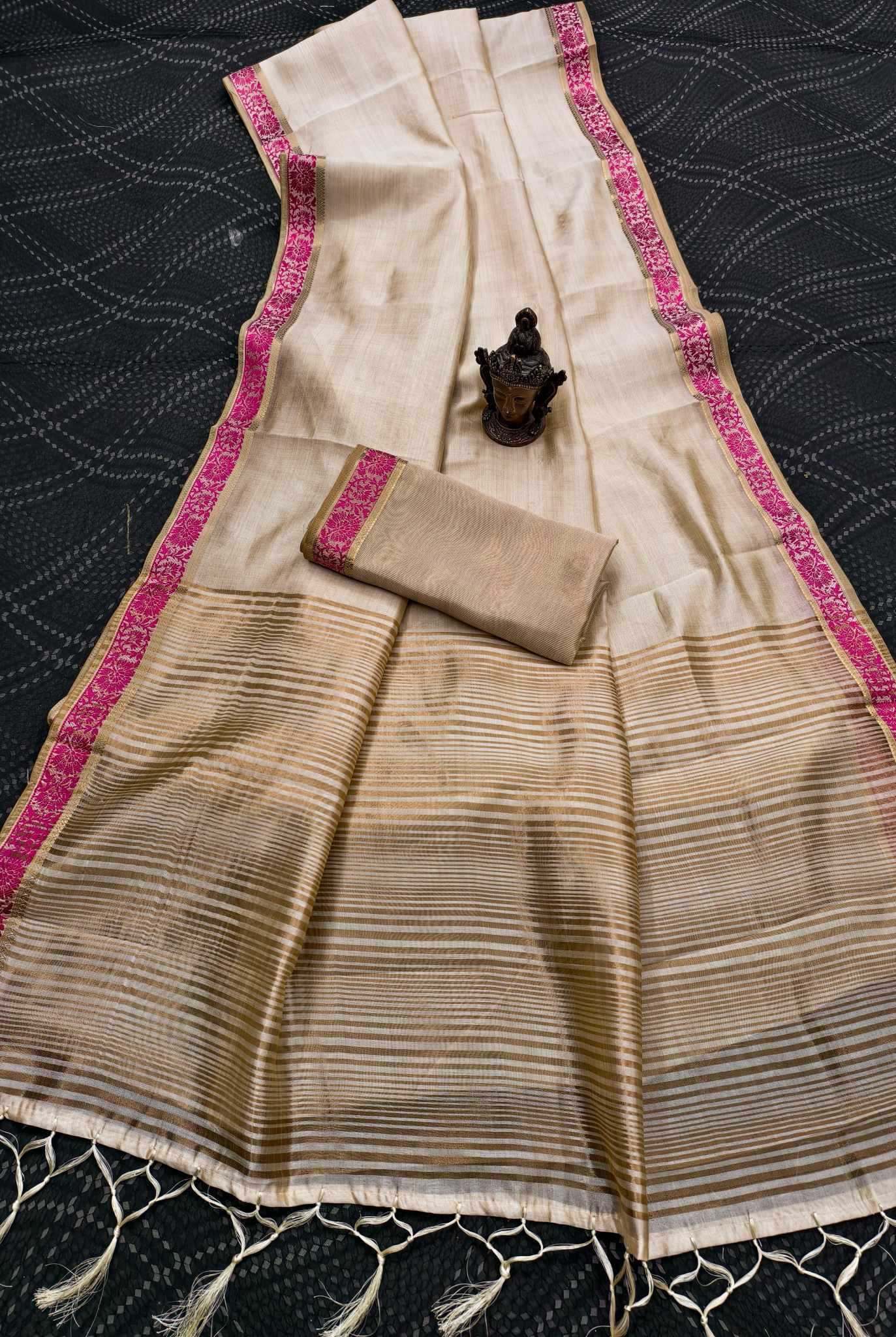 YNF Wholesale Tussar Silk Tussar Silk Sarees  | Surat Manufacturer