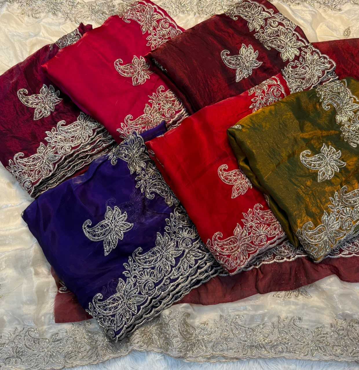 YNF Wholesale Space Silk Party Wear Silk Sarees KESH635 Ahana | Surat Manufacturer