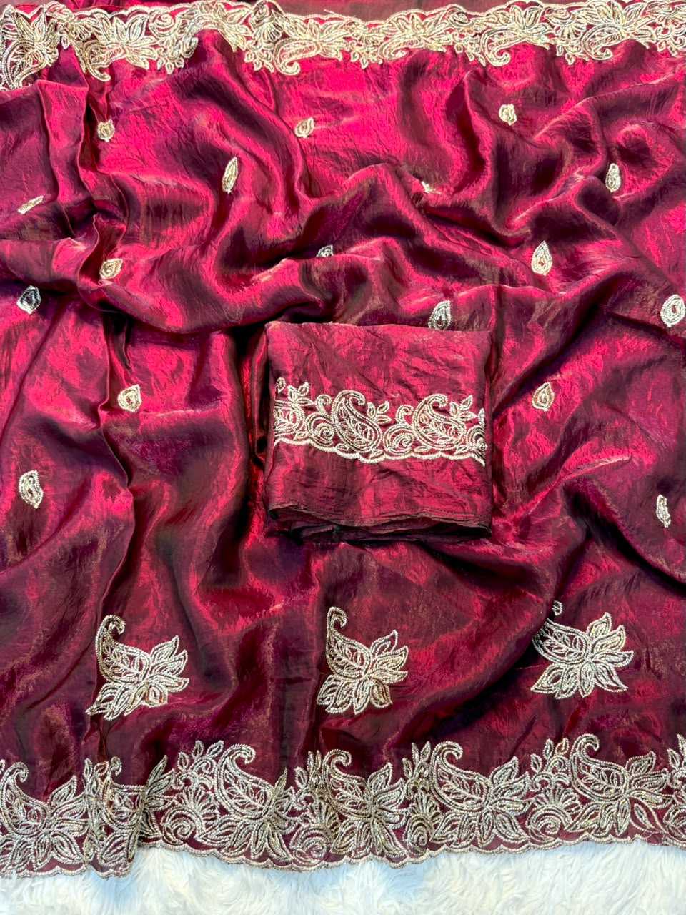 YNF Wholesale Space Silk Party Wear Silk Sarees KESH635 Ahana | Surat Manufacturer