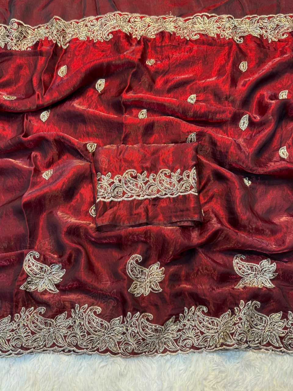 YNF Wholesale Space Silk Party Wear Silk Sarees KESH635 Ahana | Surat Manufacturer