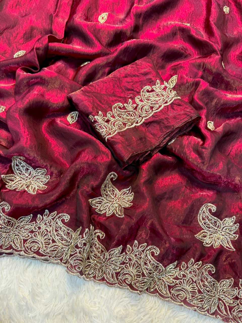 YNF Wholesale Space Silk Designer Silk Sarees KESH635 Akanksha | Surat Manufacturer