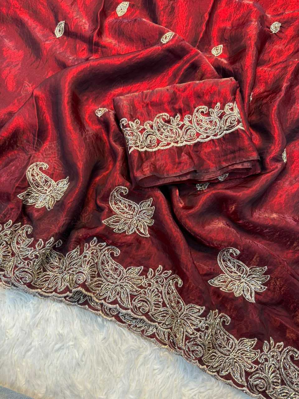 YNF Wholesale Space Silk Designer Silk Sarees KESH635 Akanksha | Surat Manufacturer