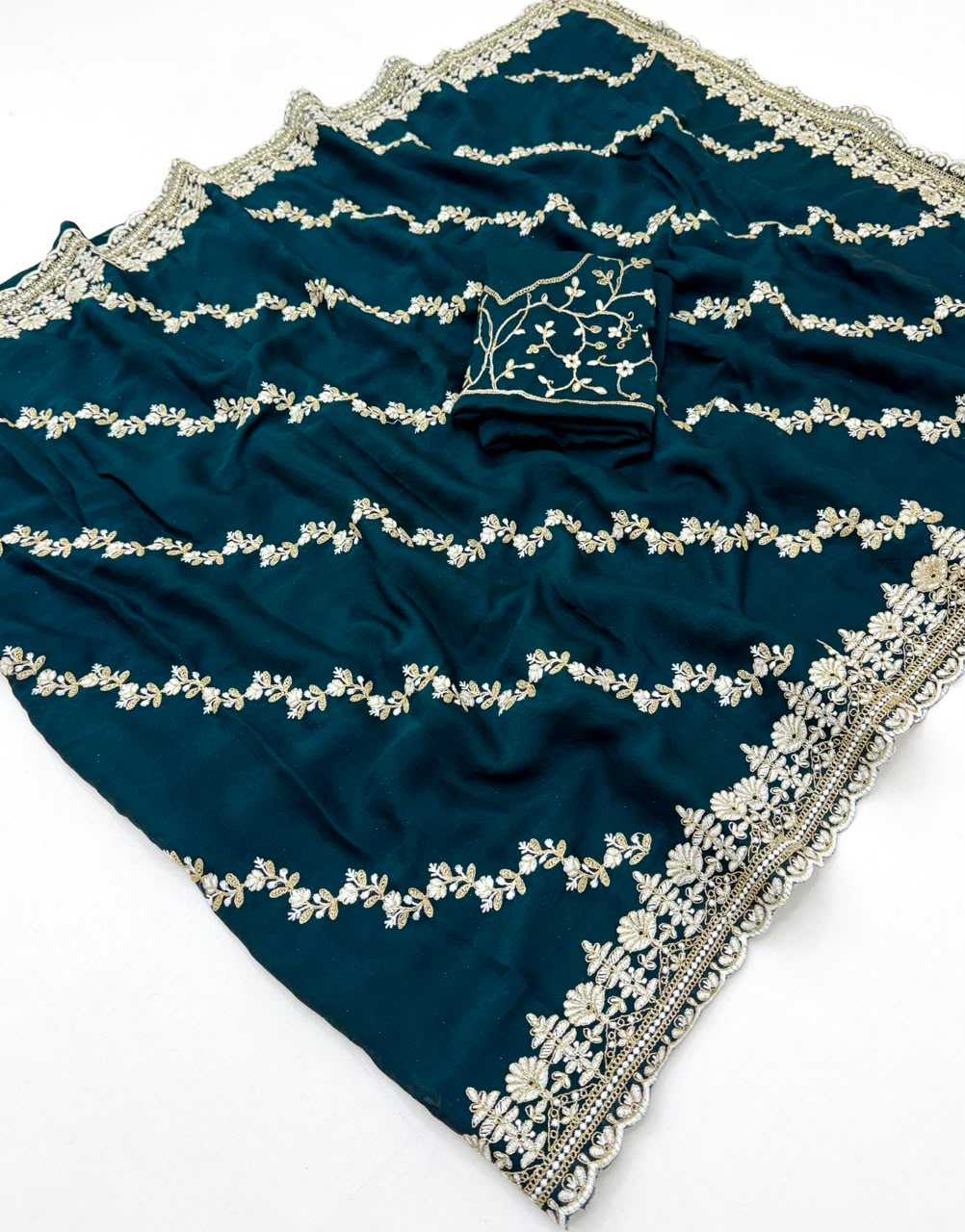 YNF Wholesale Crush Silk Designer Silk Sarees  | Surat Manufacturer
