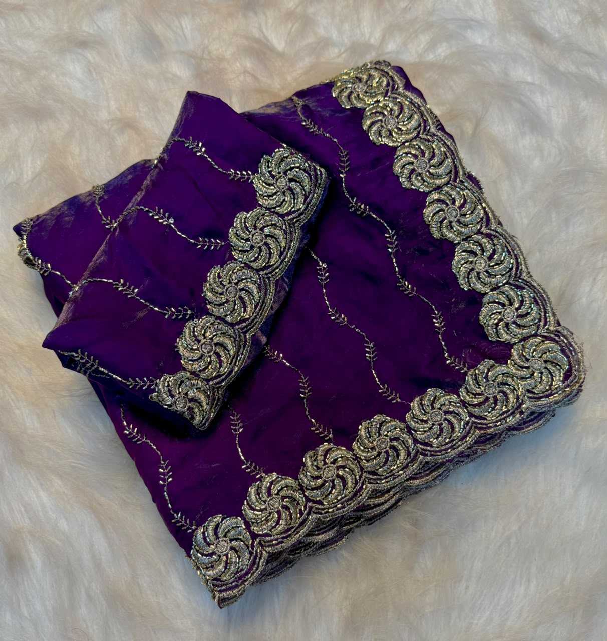 YNF Wholesale Space Silk Brocade Sarees  | Surat Manufacturer