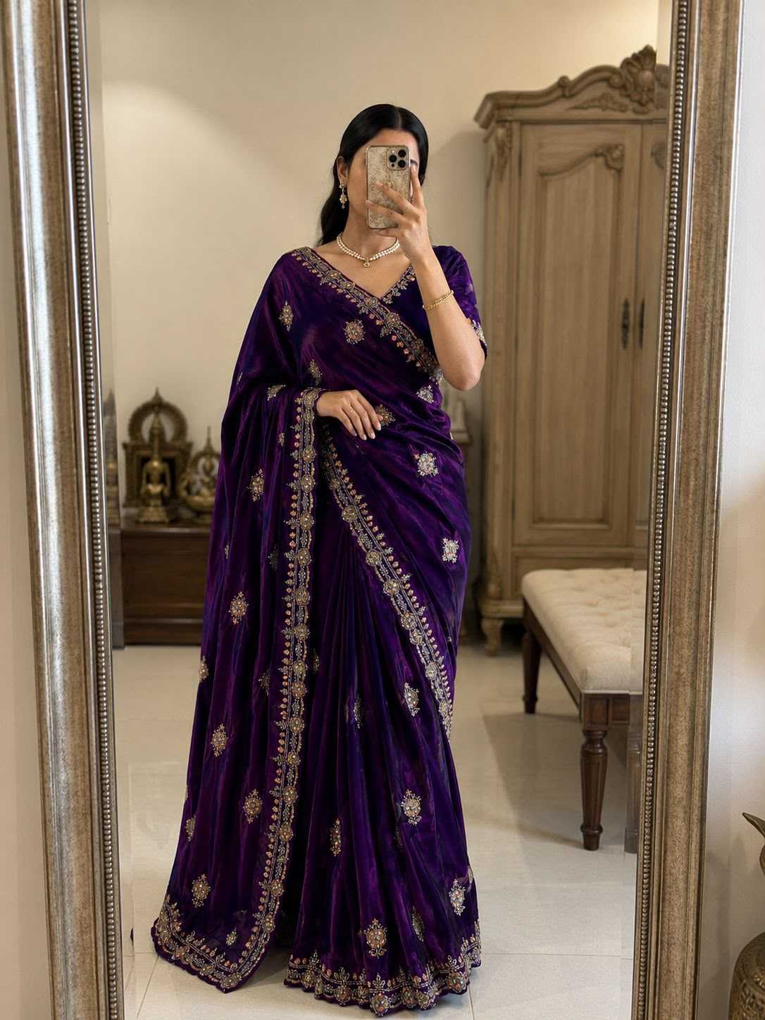 YNF Wholesale Space Silk Designer Silk Sarees  | Surat Manufacturer