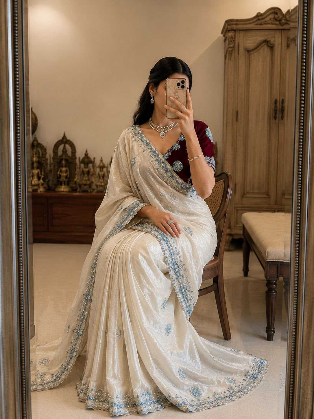YNF Wholesale Space Silk Designer Silk Sarees  | Surat Manufacturer