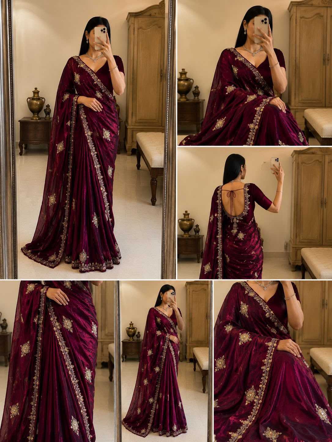 YNF Wholesale Space Silk Designer Silk Sarees  | Surat Manufacturer