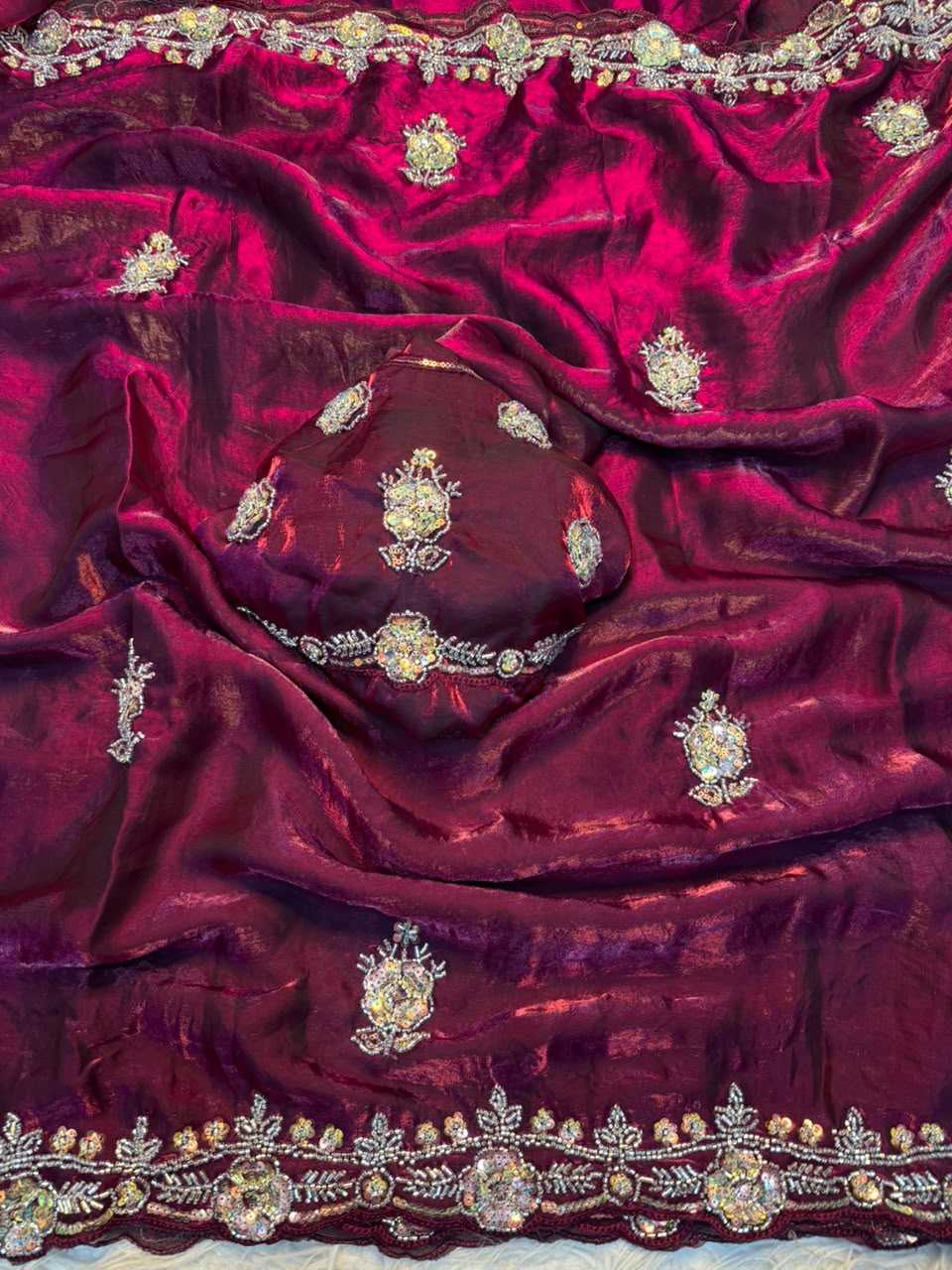 YNF Wholesale Space Silk Designer Silk Sarees  | Surat Manufacturer