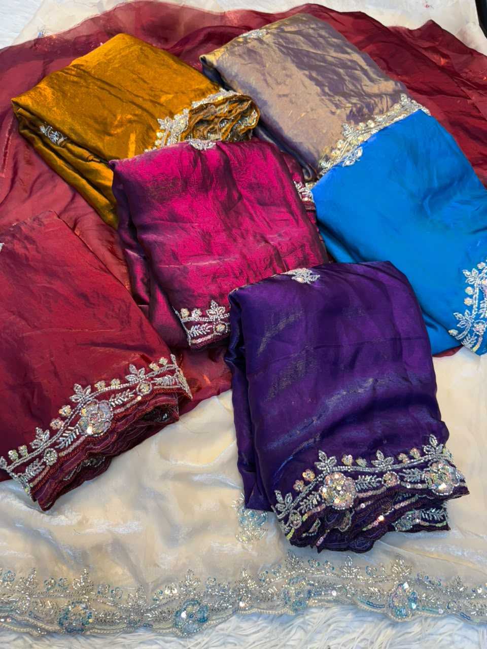 YNF Wholesale Space Silk Designer Silk Sarees  | Surat Manufacturer