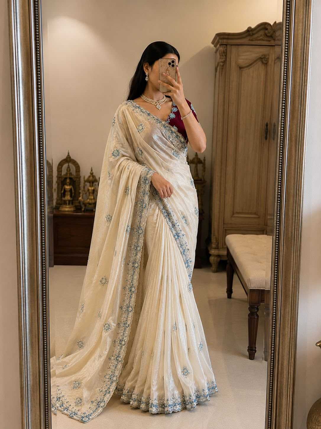 YNF Wholesale Space Silk Designer Silk Sarees  | Surat Manufacturer