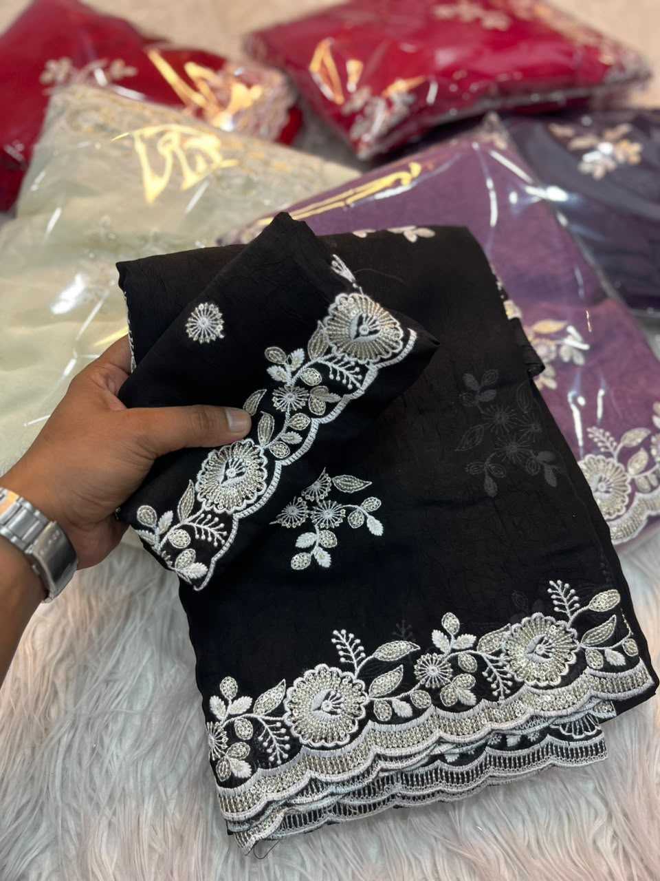YNF Wholesale Crush Silk Traditional Silk Sarees  | Surat Manufacturer