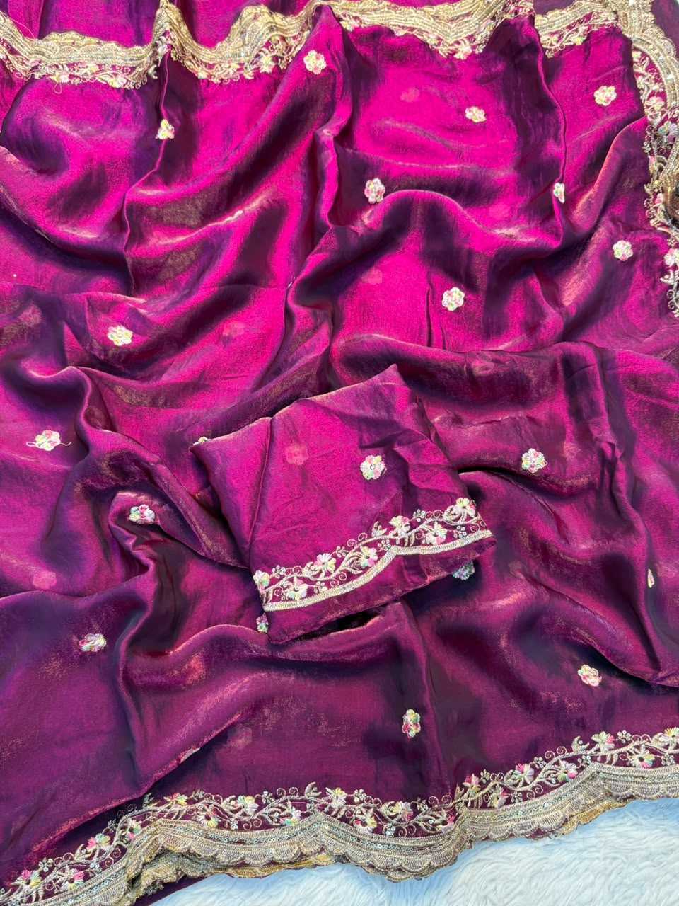 YNF Wholesale Space Silk Designer Silk Sarees  | Surat Manufacturer