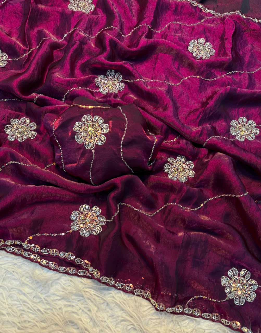 YNF Wholesale Space Silk Traditional Silk Sarees  | Surat Manufacturer