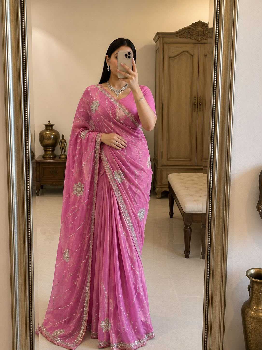 YNF Wholesale Space Silk Traditional Silk Sarees  | Surat Manufacturer