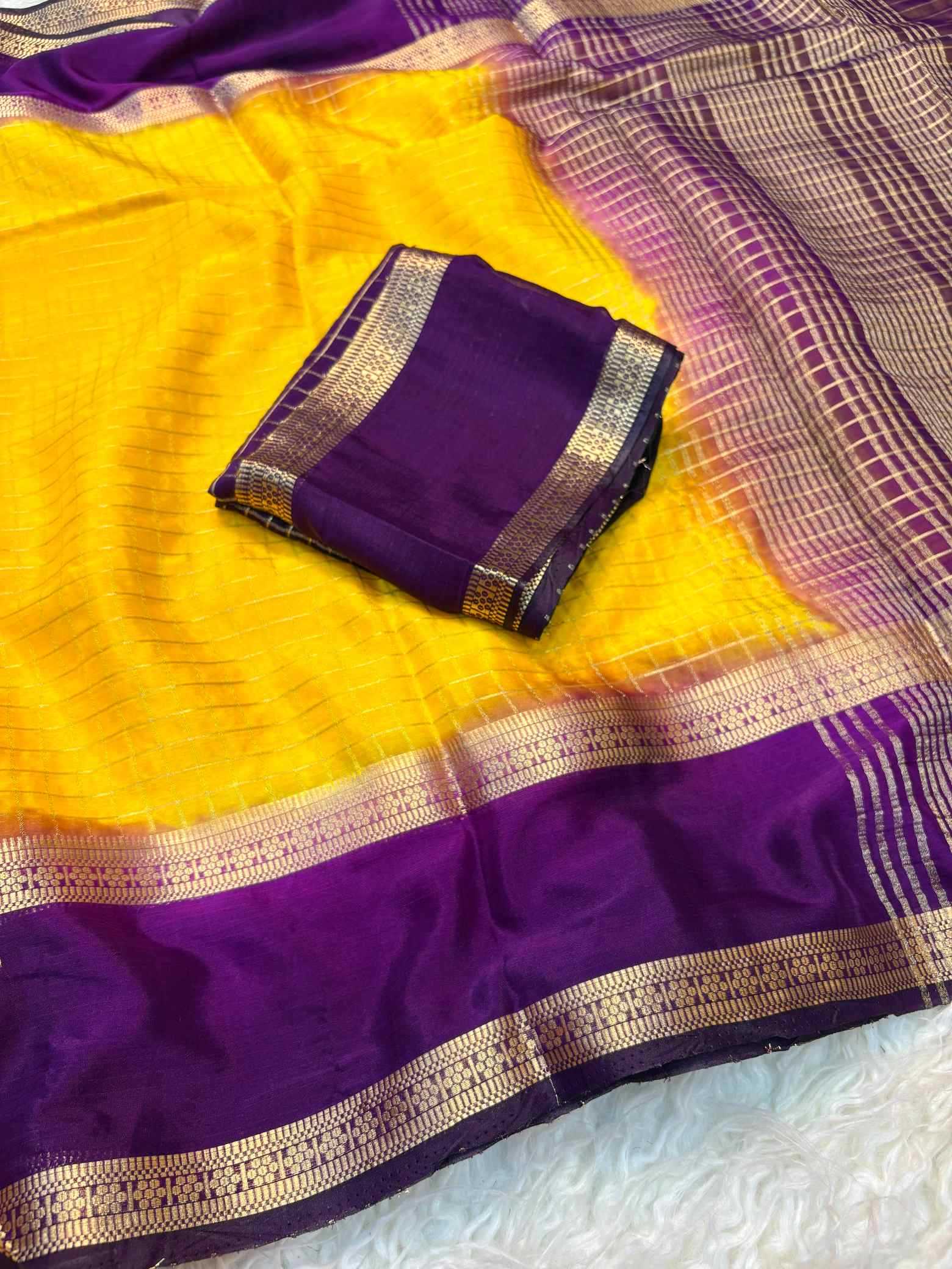 YNF Wholesale Chinon Designer Sarees  | Surat Manufacturer
