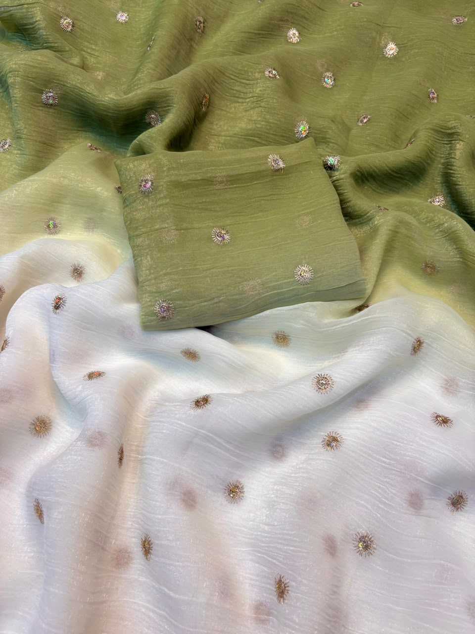 YNF Wholesale Crunchi Designer Sarees  | Surat Manufacturer