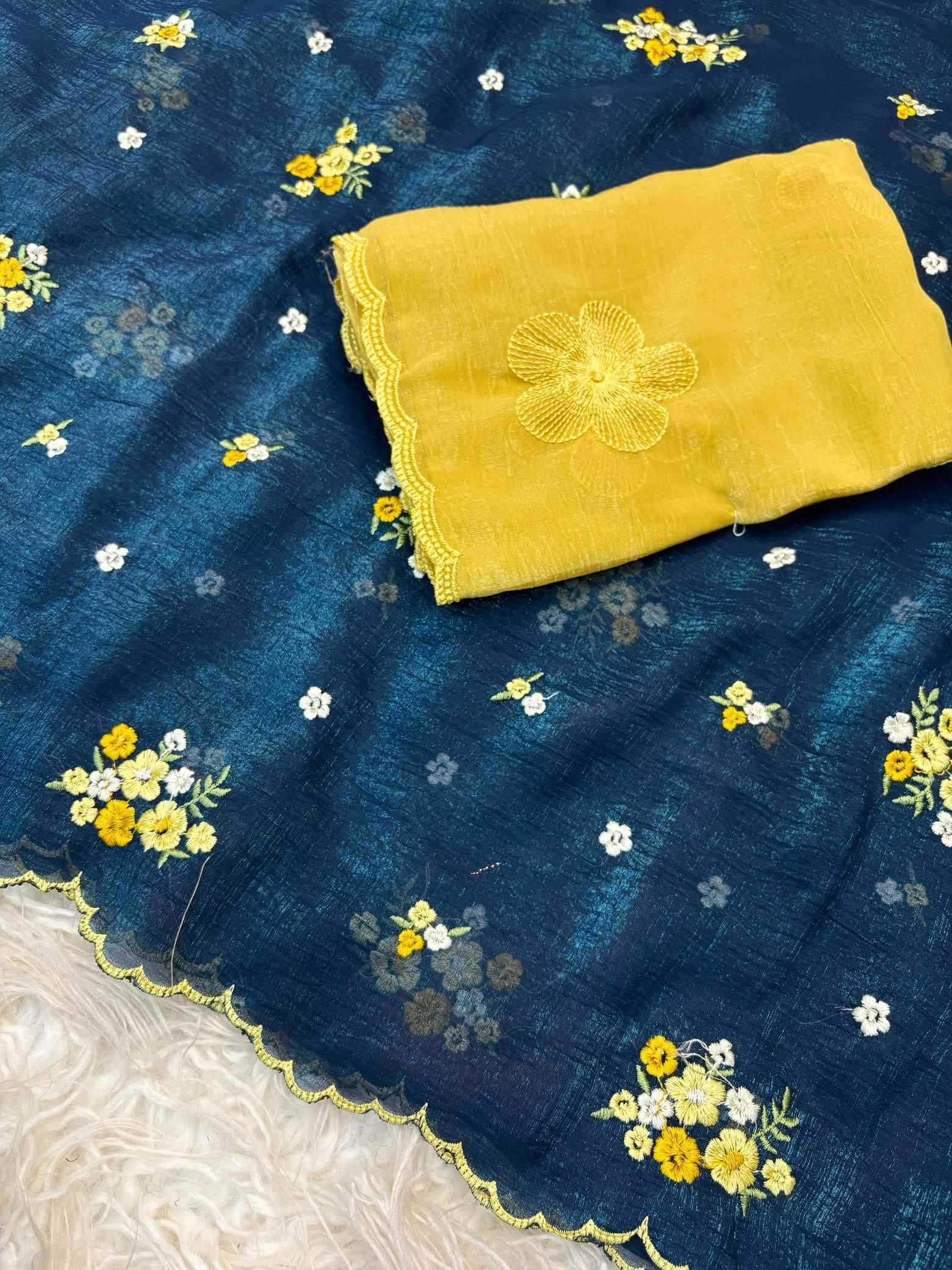 YNF Wholesale Crunchi Designer Sarees  | Surat Manufacturer