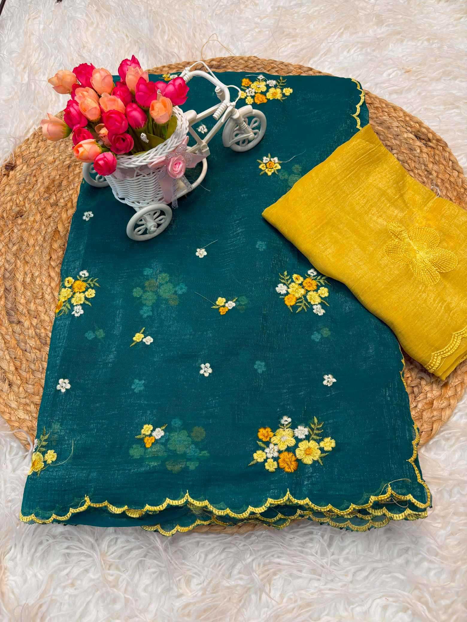 YNF Wholesale Crunchi Designer Sarees  | Surat Manufacturer