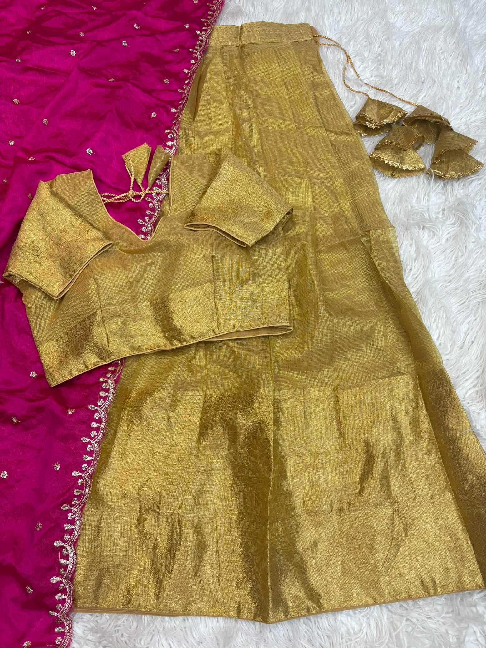 YNF Wholesale Tissue Silk Designer Lehenga  | Surat Manufacturer