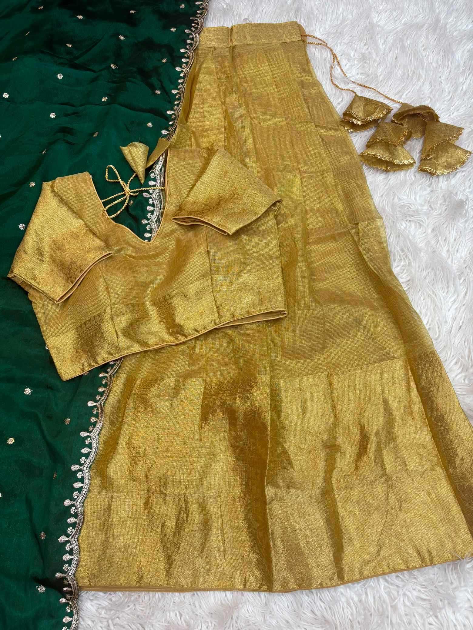 YNF Wholesale Tissue Silk Designer Lehenga  | Surat Manufacturer