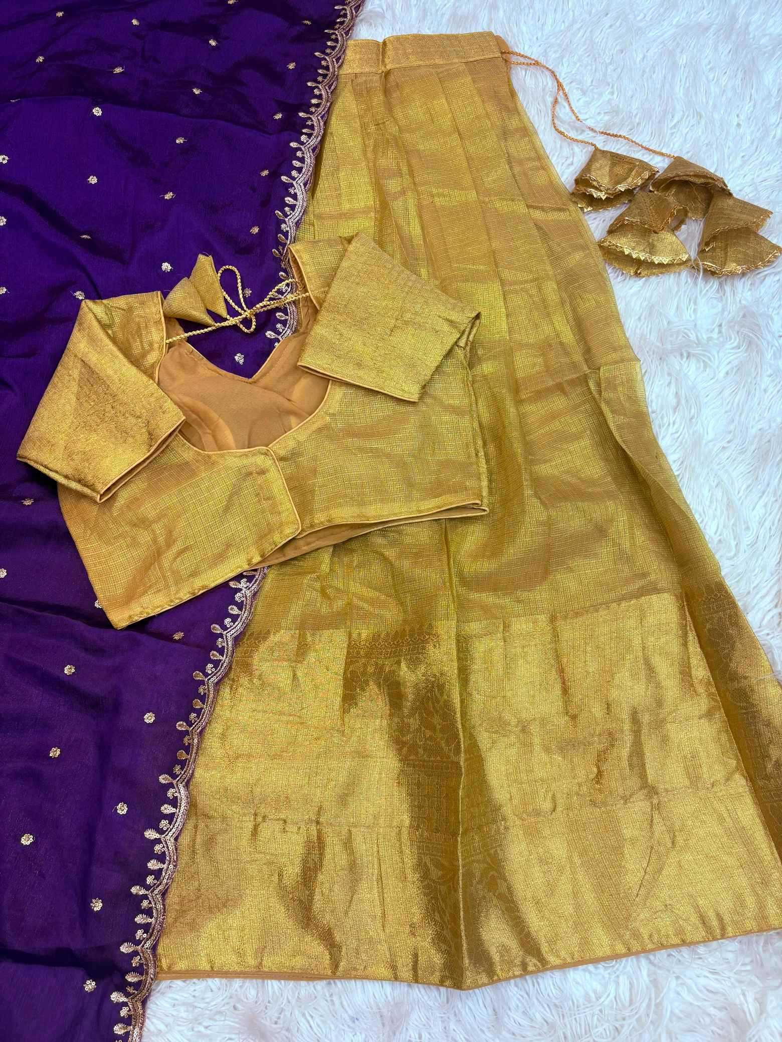YNF Wholesale Tissue Silk Designer Lehenga  | Surat Manufacturer