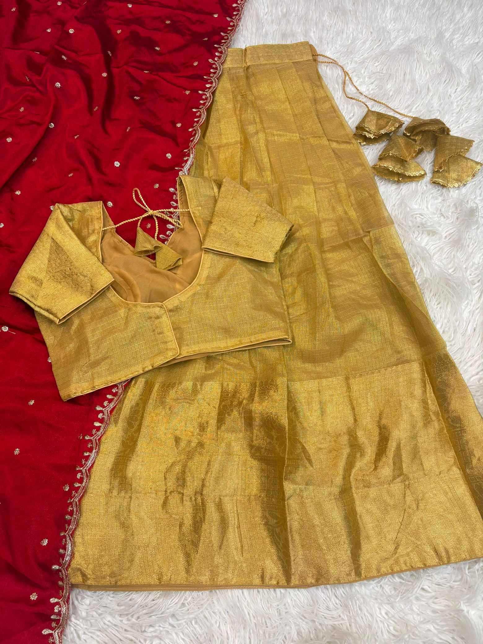 YNF Wholesale Tissue Silk Designer Lehenga  | Surat Manufacturer