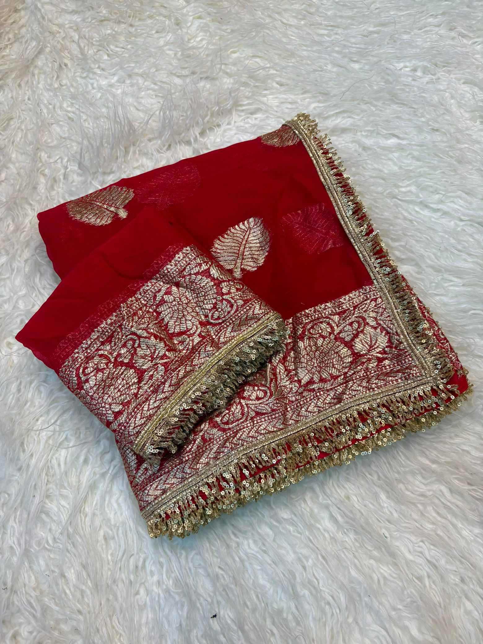 YNF Wholesale Pure Viscos Georgette Sarees  | Surat Manufacturer