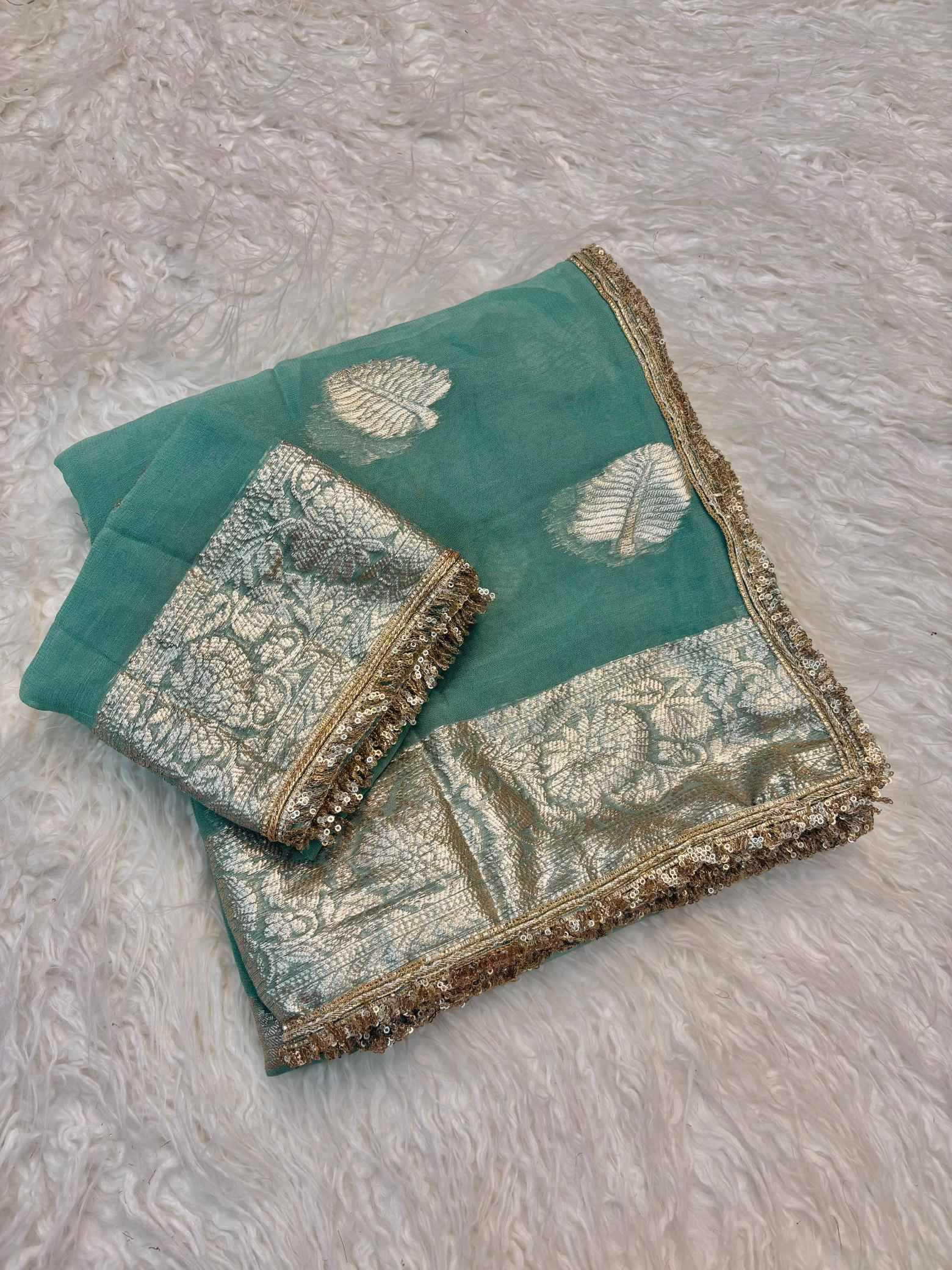 YNF Wholesale Pure Viscos Georgette Sarees  | Surat Manufacturer