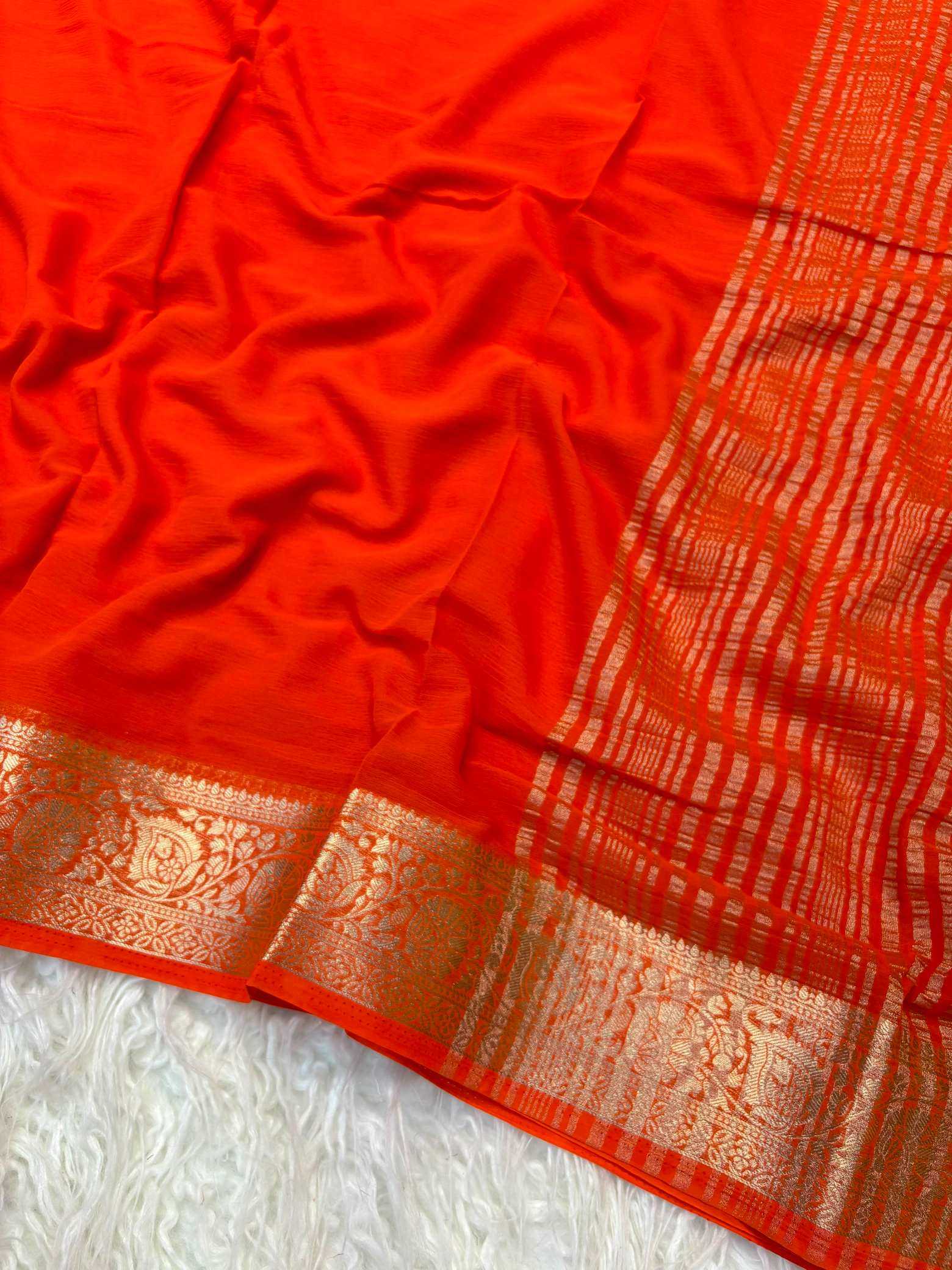 YNF Wholesale Chiffon Designer Sarees KESH637 Mahika | Surat Manufacturer