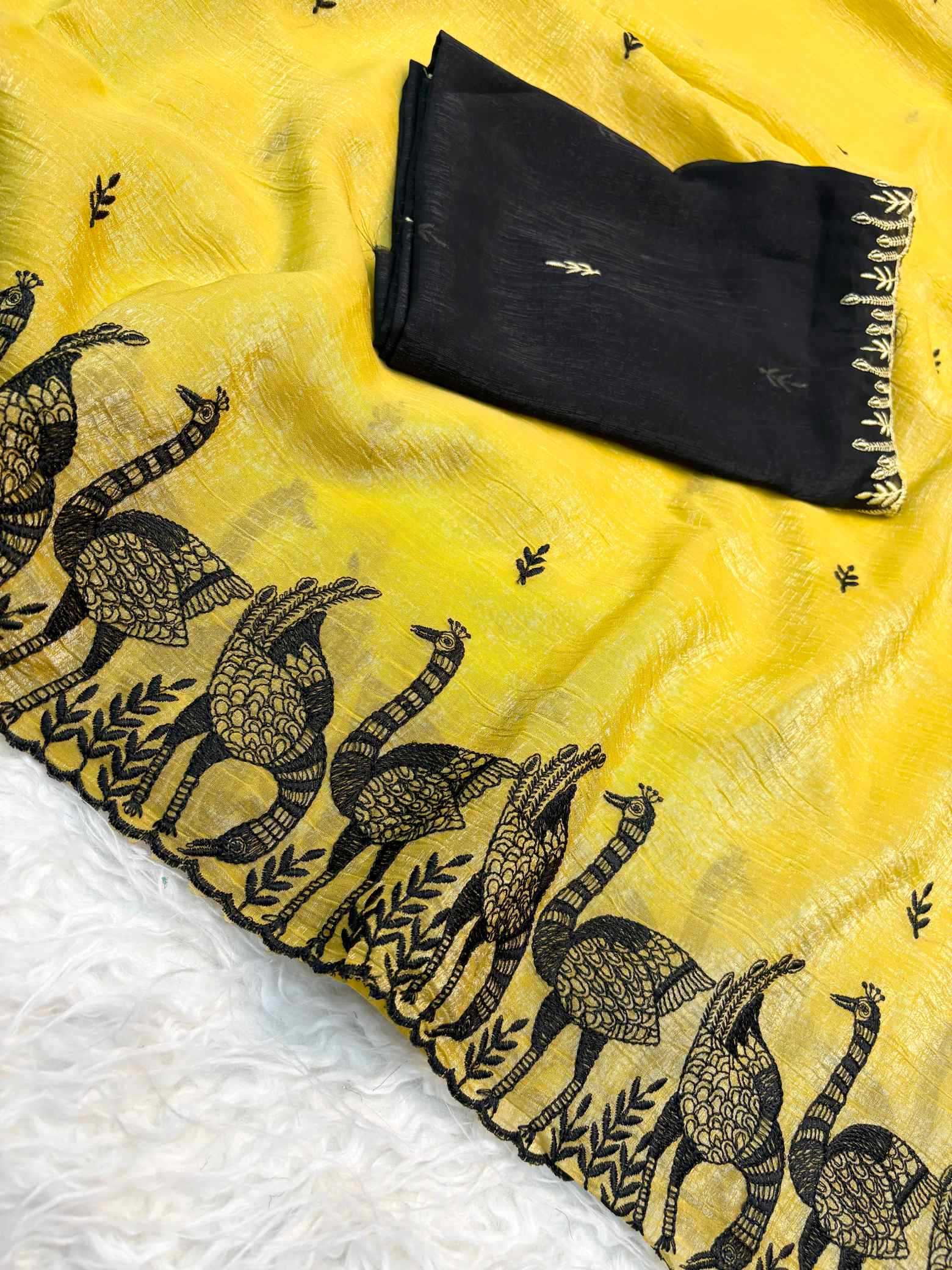 YNF Wholesale Crunchi Designer Sarees  | Surat Manufacturer