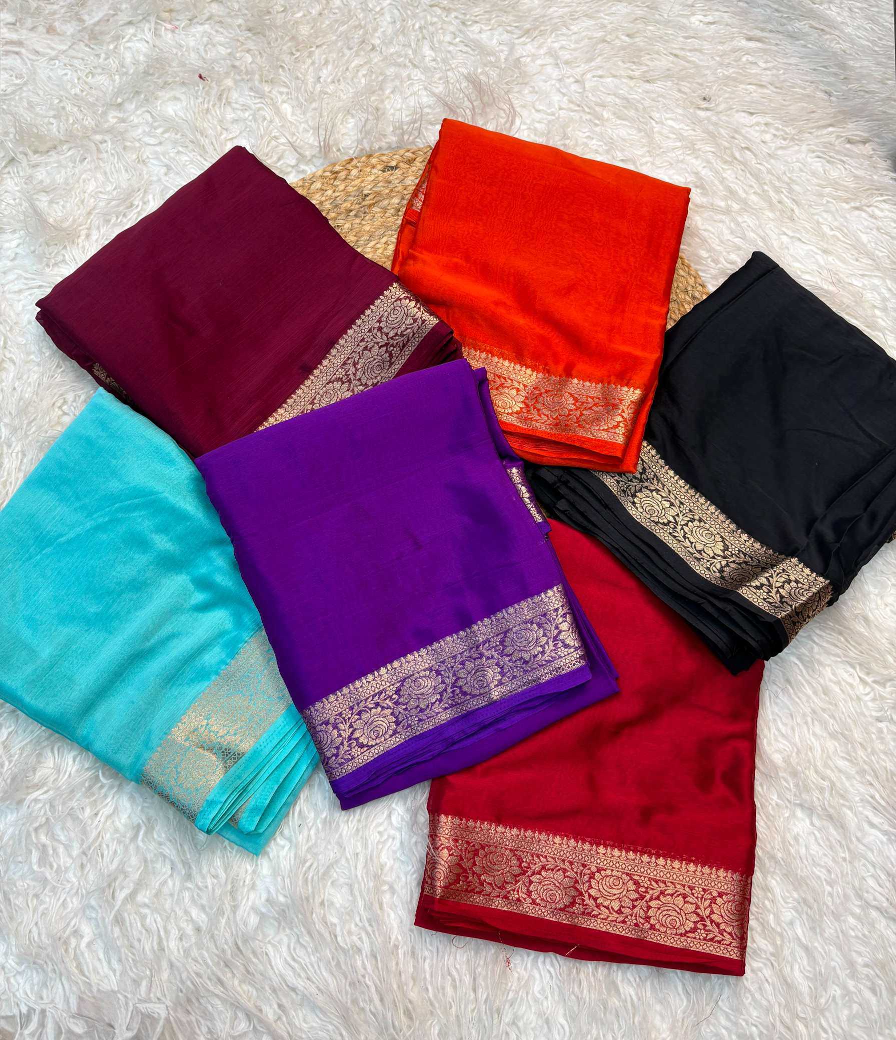 YNF Wholesale Chinon Designer Sarees  | Surat Manufacturer