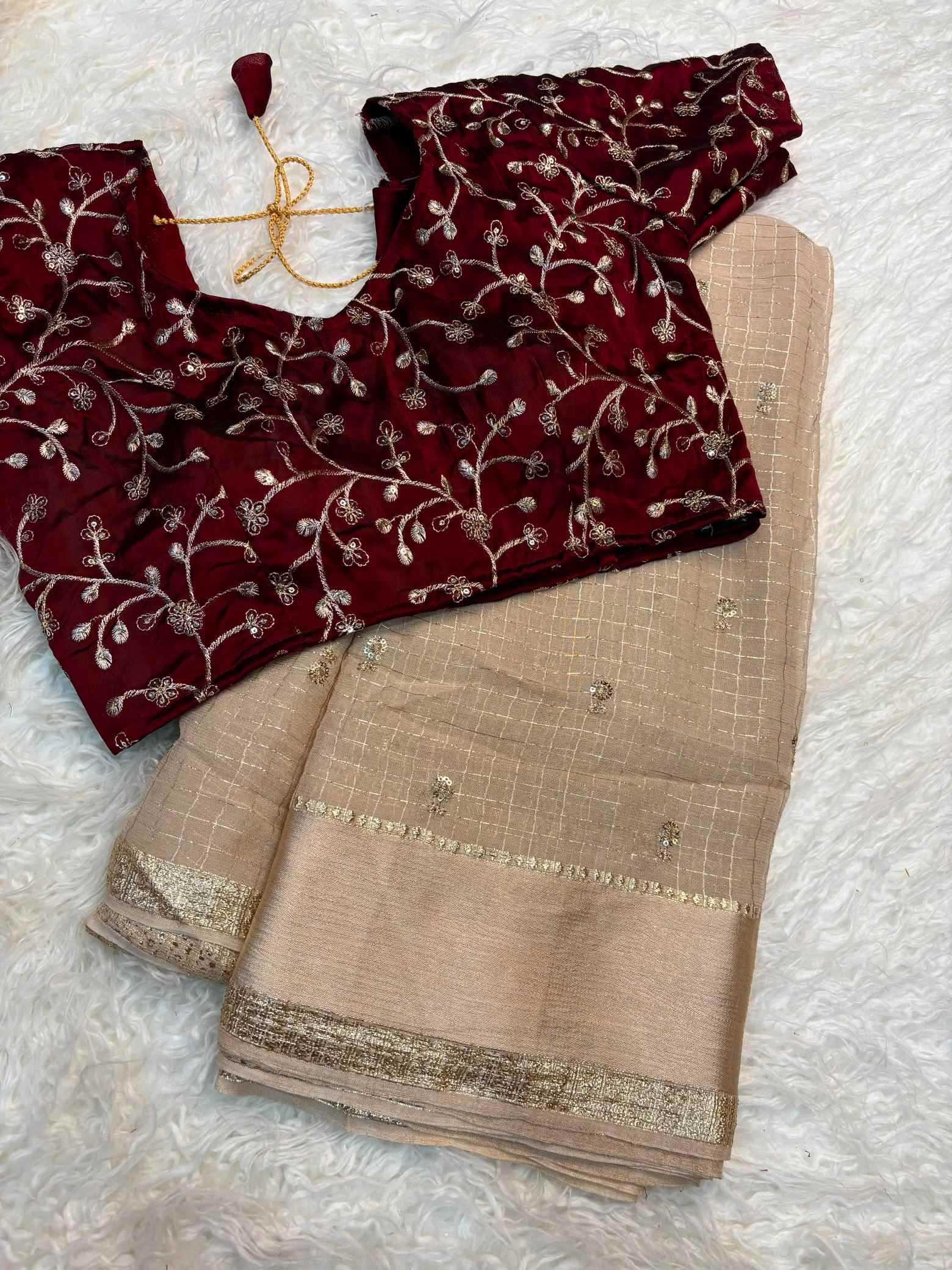 YNF Wholesale Pure Viscos Georgette Sarees  | Surat Manufacturer