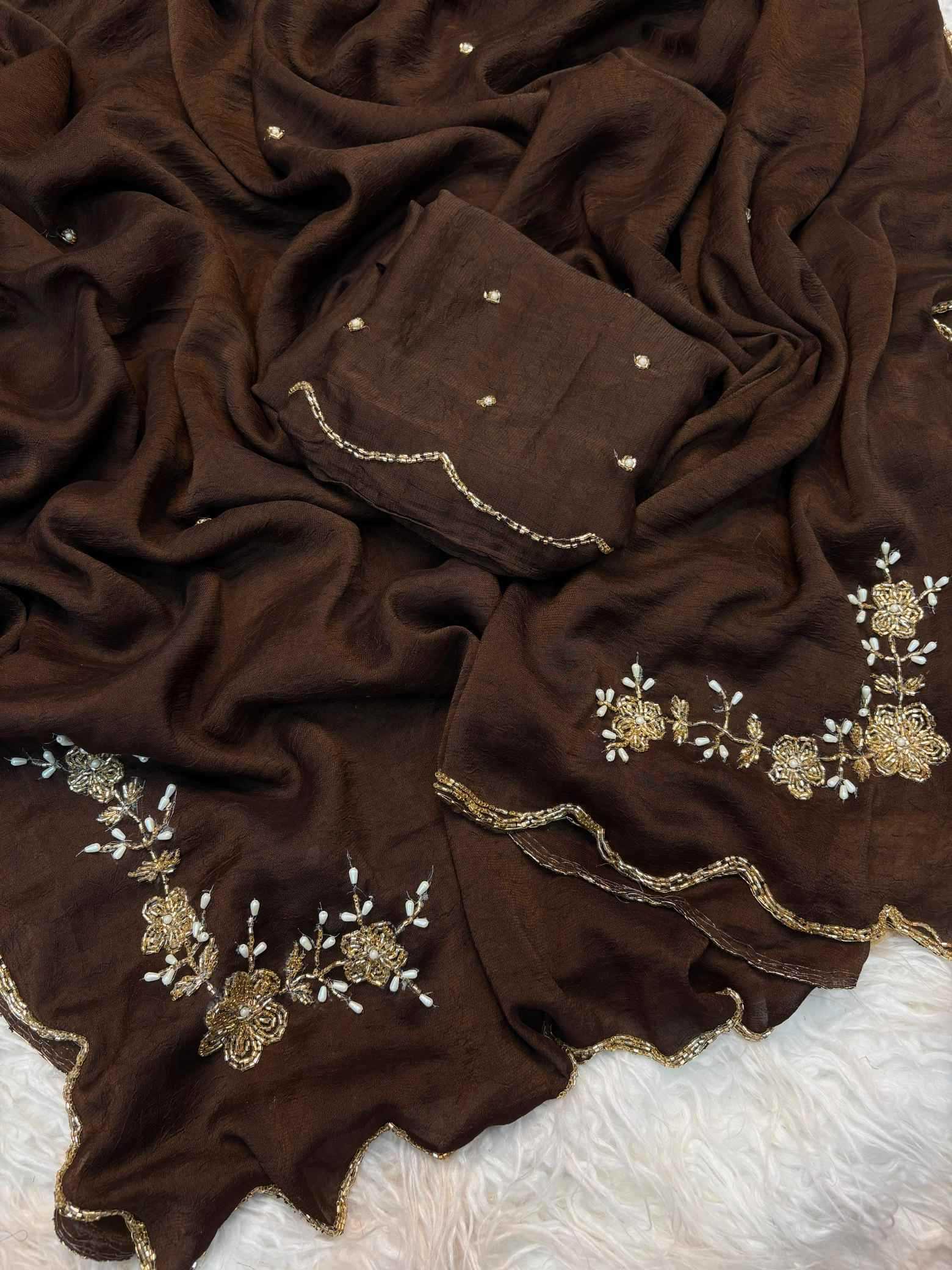 YNF Wholesale Crunchi Designer Sarees  | Surat Manufacturer
