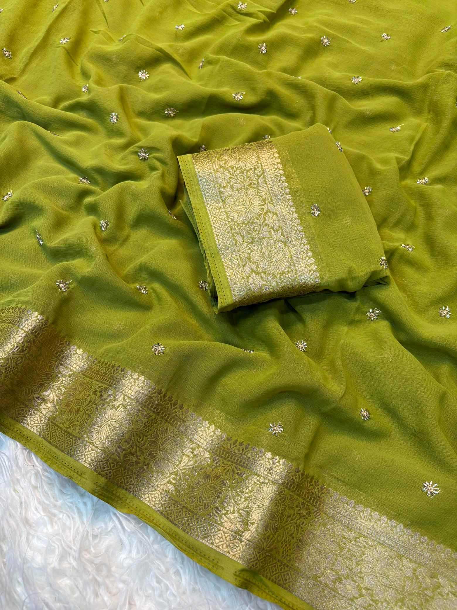 YNF Wholesale Chiffon Designer Sarees  | Surat Manufacturer