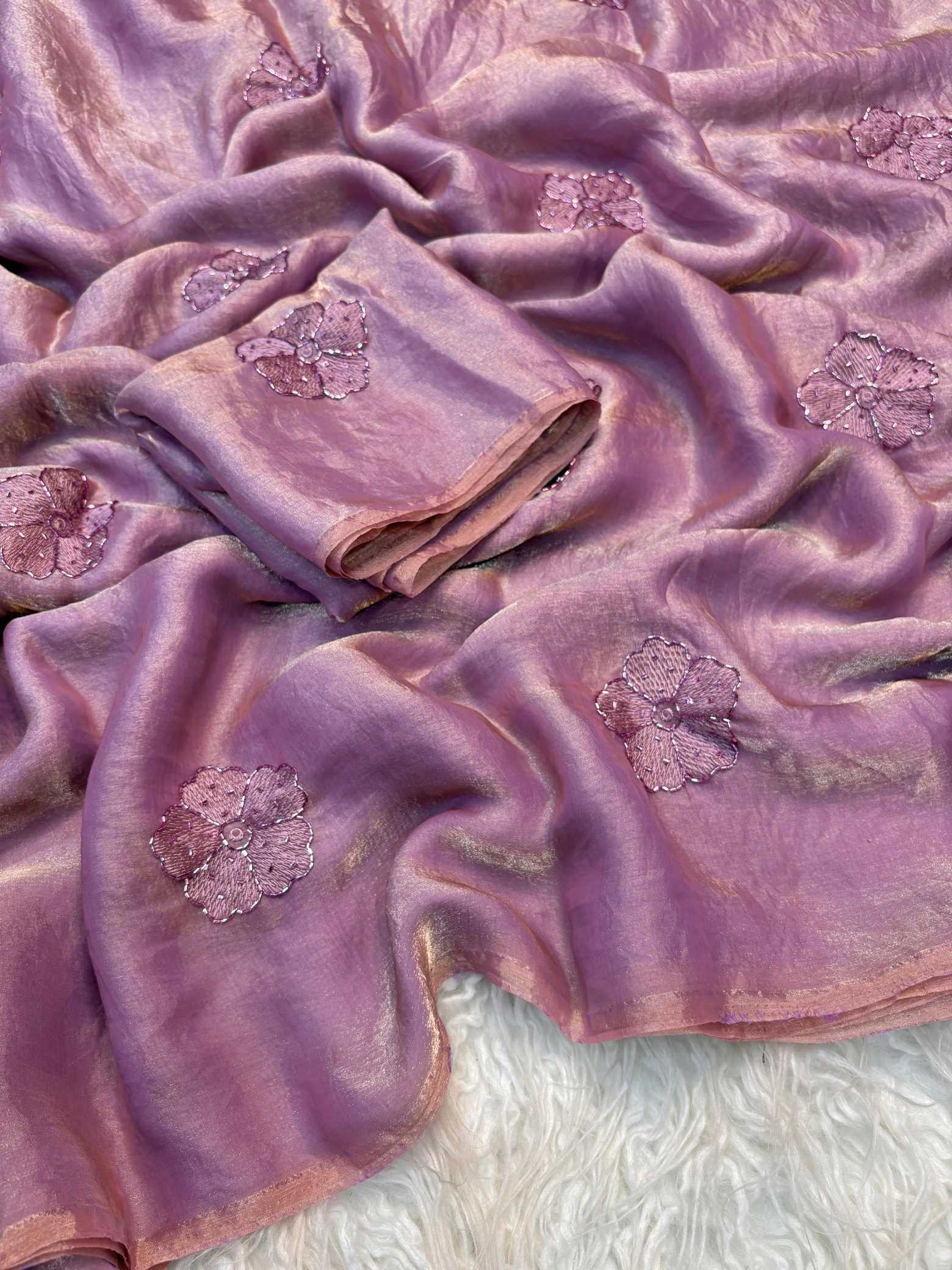 YNF Wholesale Space Silk Party Wear Silk Sarees  | Surat Manufacturer