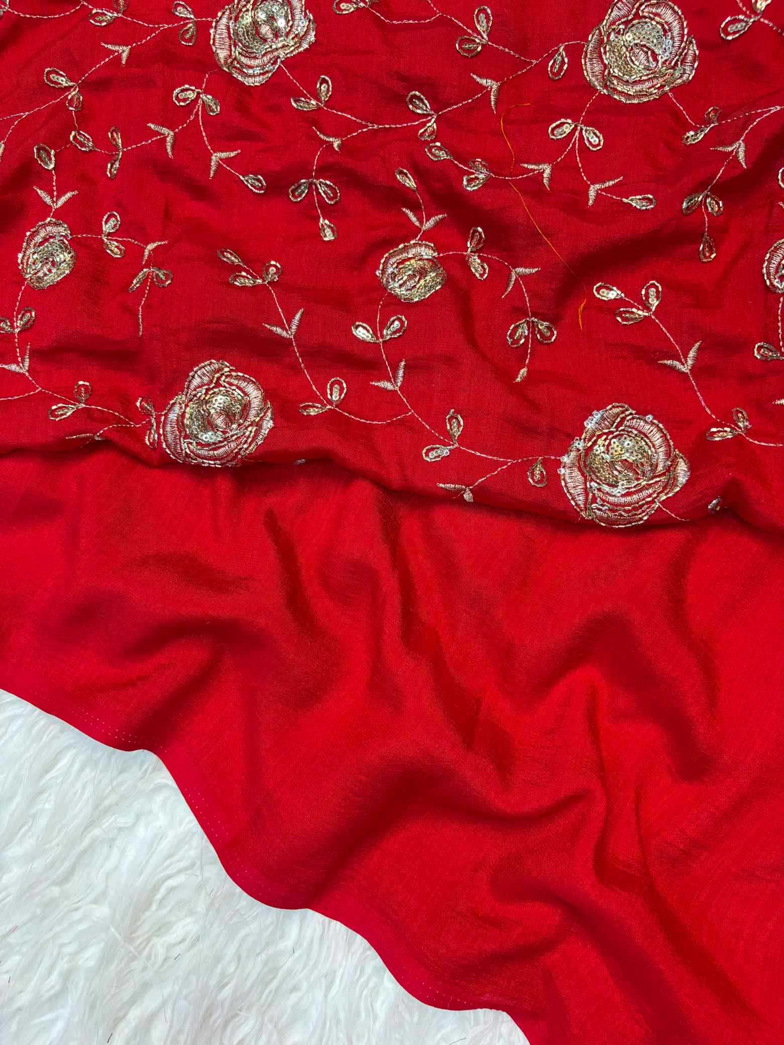 YNF Wholesale Vichitra Silk Party Wear Silk Sarees  | Surat Manufacturer