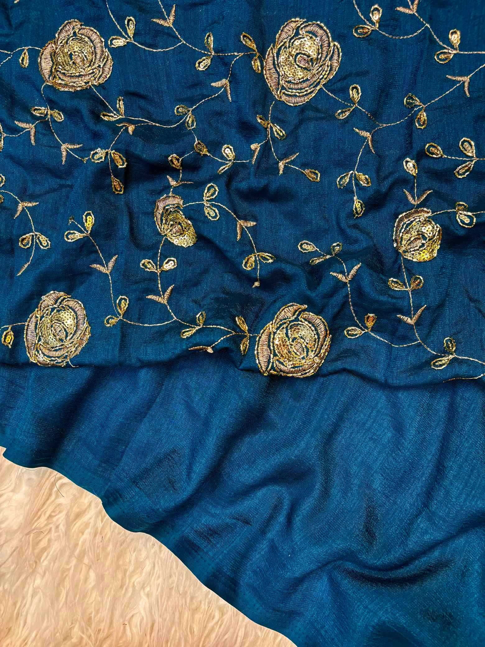YNF Wholesale Vichitra Silk Party Wear Silk Sarees  | Surat Manufacturer