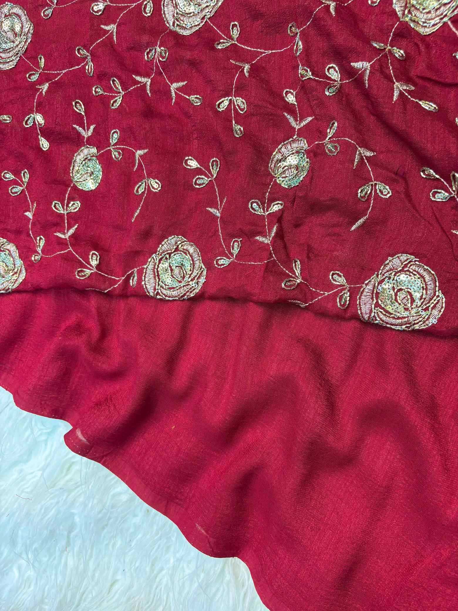 YNF Wholesale Vichitra Silk Party Wear Silk Sarees  | Surat Manufacturer