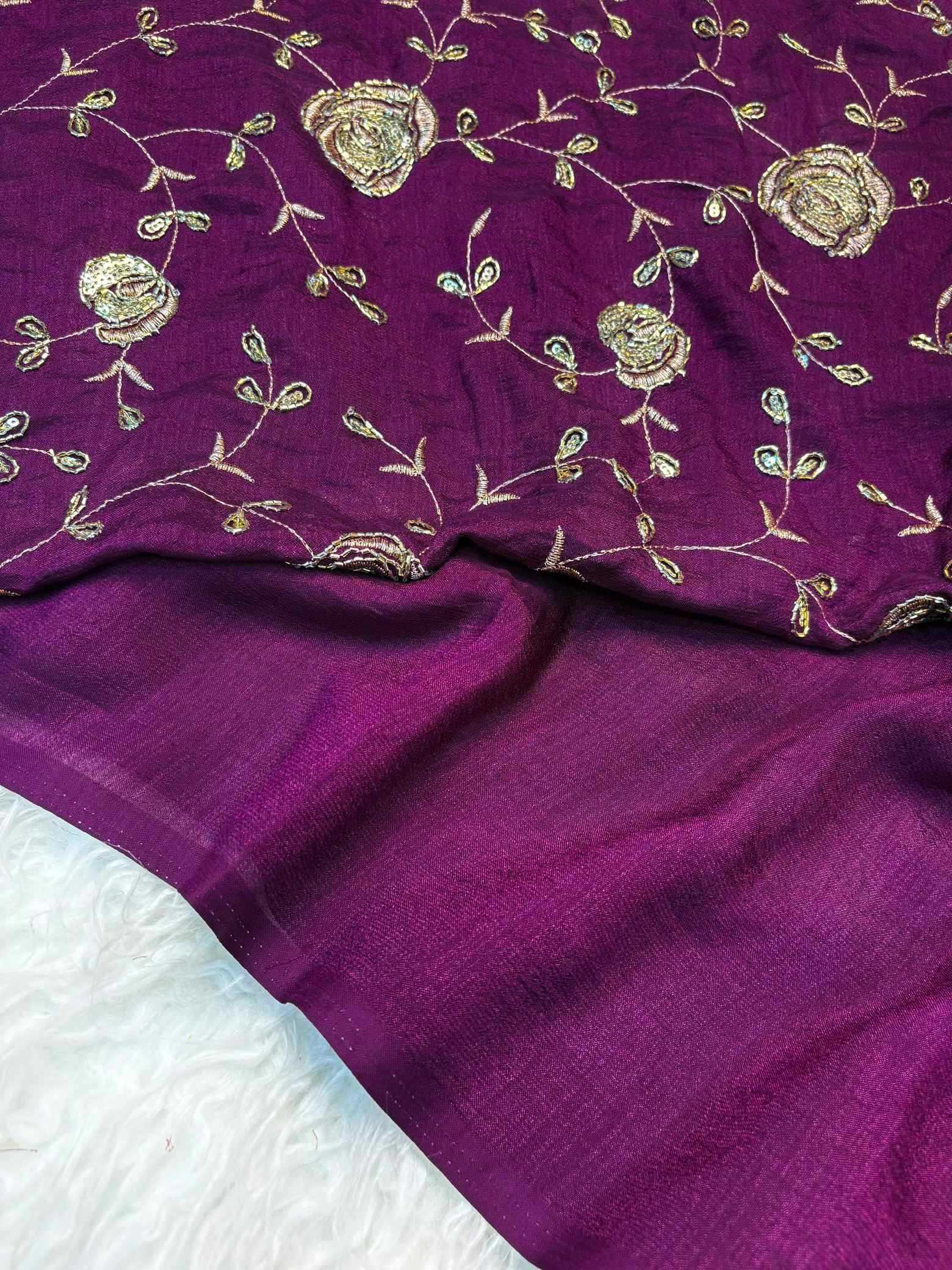 YNF Wholesale Vichitra Silk Party Wear Silk Sarees  | Surat Manufacturer