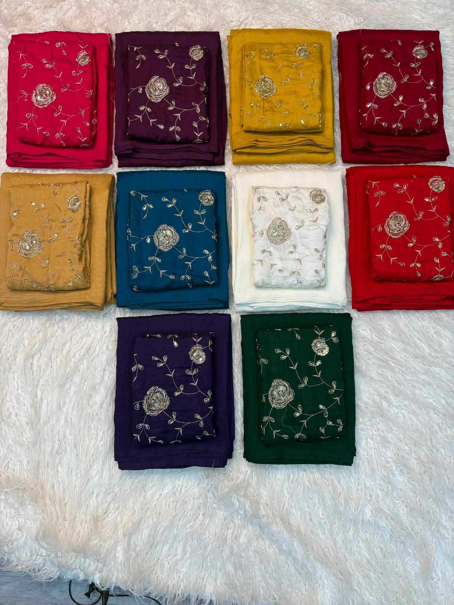 YNF Wholesale Vichitra Silk Party Wear Silk Sarees  | Surat Manufacturer