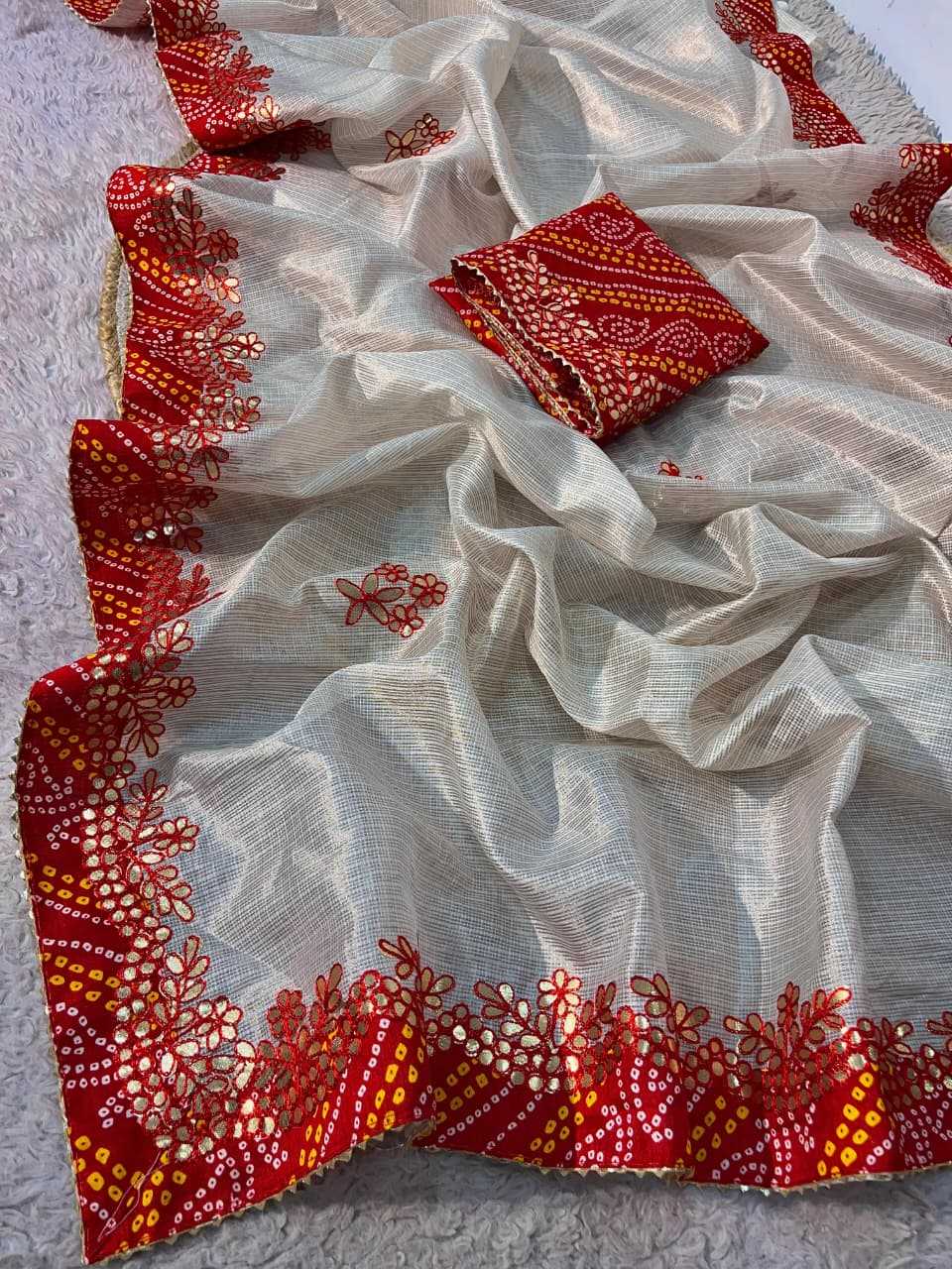 YNF Wholesale Tissue Silk Printed Sarees  | Surat Manufacturer