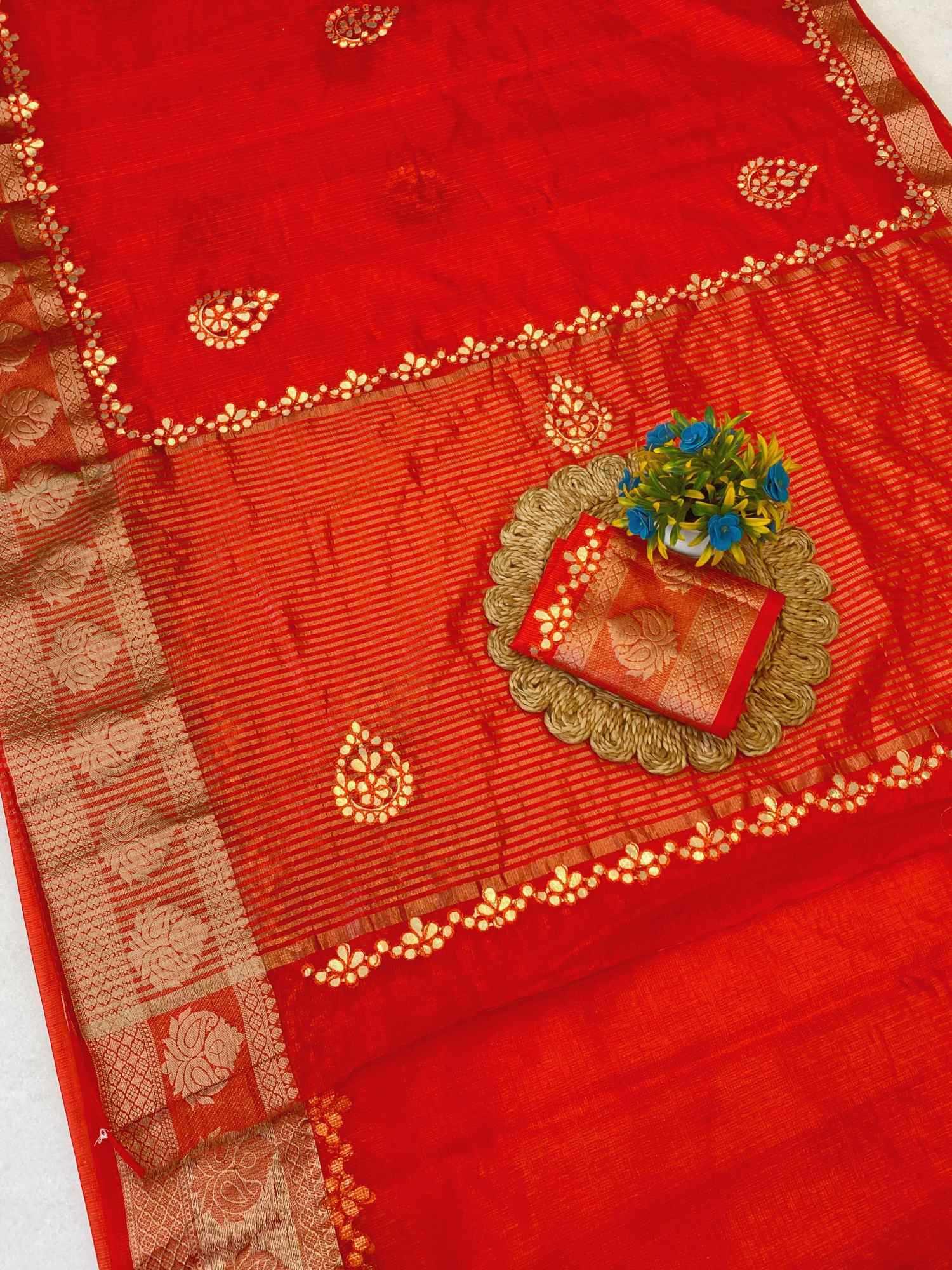 YNF Wholesale Cotton Zari Border Sarees  | Surat Manufacturer