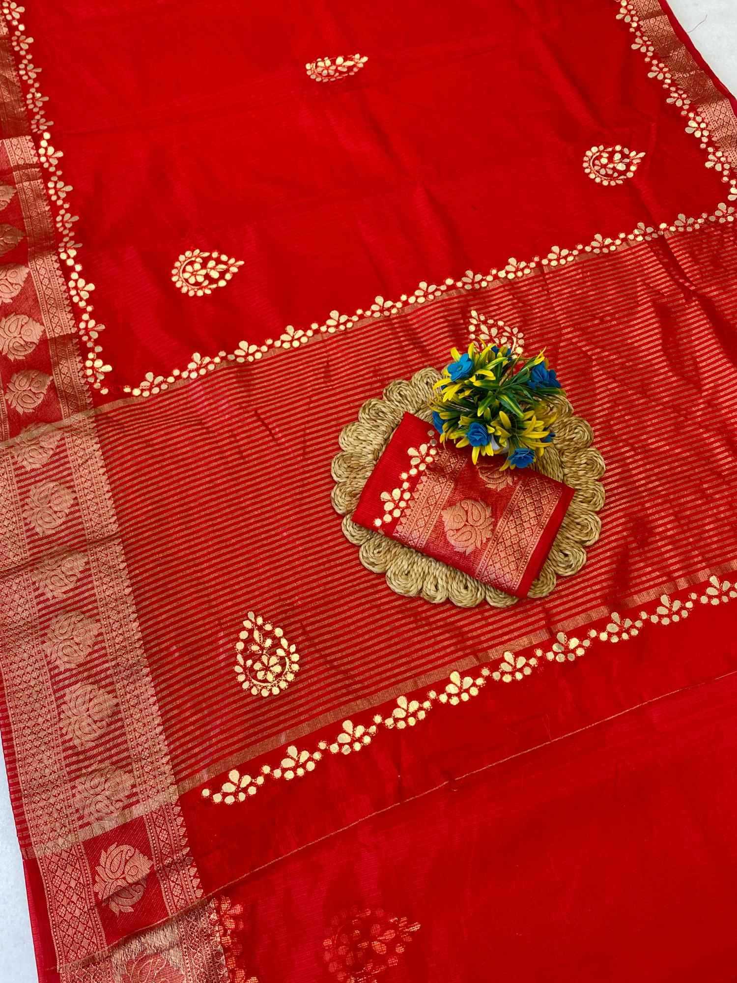 YNF Wholesale Cotton Zari Border Sarees  | Surat Manufacturer